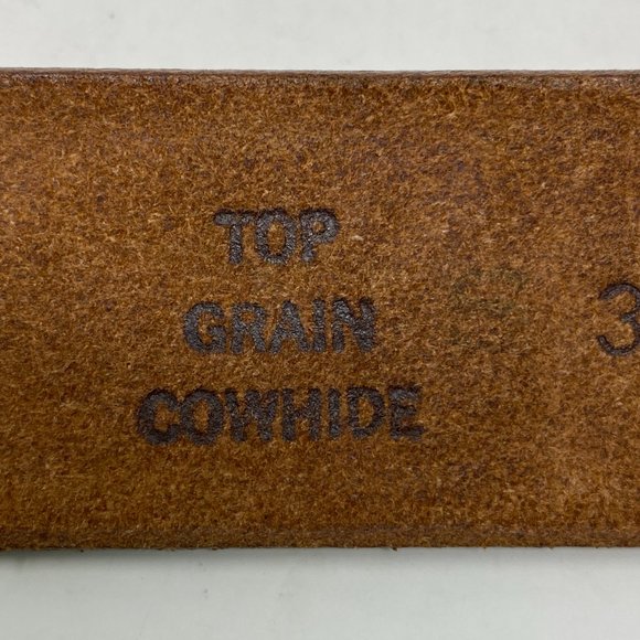 Justin Womens Ladies Top Grain Cowhide Brown Leather Belt 343A - Picture 10 of 15